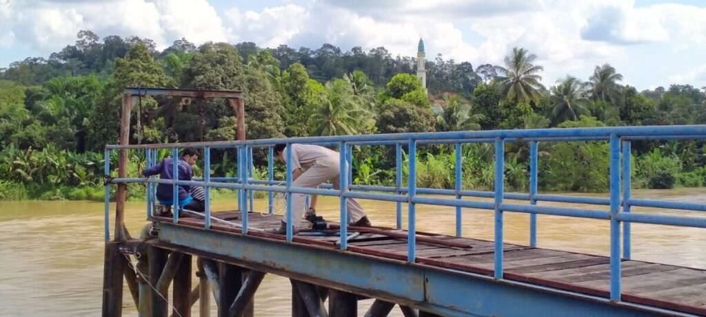 Pemasangan ONLIMO di DLH Merangin