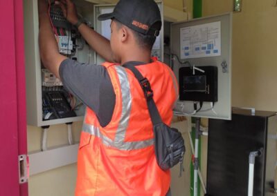 Pemasangan ONLIMO di Kabupaten Kampar