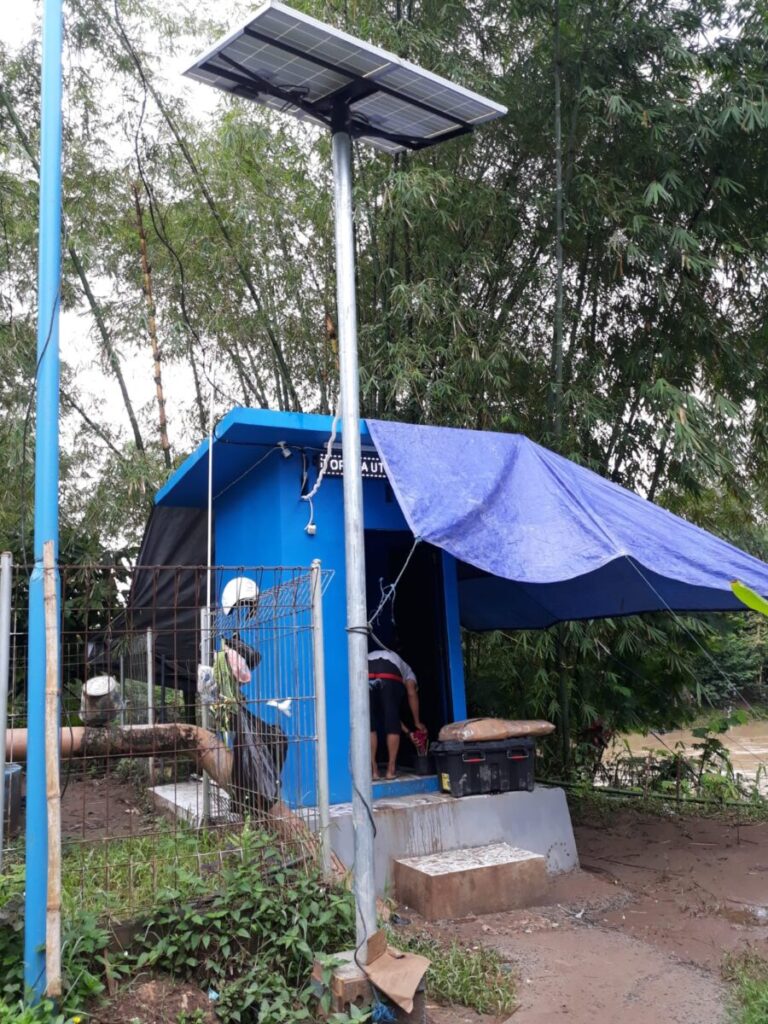 Pemasangan ONLIMO di DLH Toraja Utara