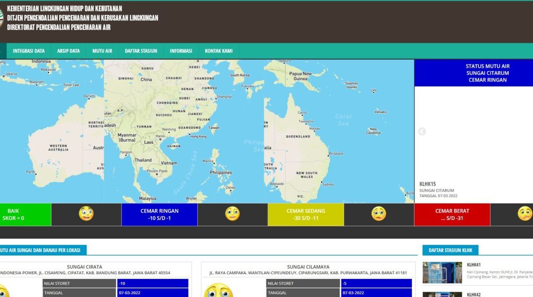 Pengadaan Sistem Pemantauan Kualitas Air Secara Online dan Otomatis di DAS