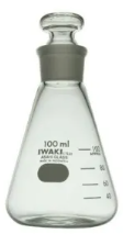 Erlenmeyer with Glass Stopper