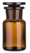 Reagent bottle amber glass wide neck New Model