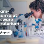 alat alat gelas di laboratorium