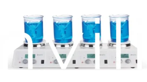MHS-340-S LCD 4-Channel Digital Magnetic Hotplate Stirrer