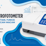 Alat spektrofotometer laboratorium untuk pengujian kualitas air