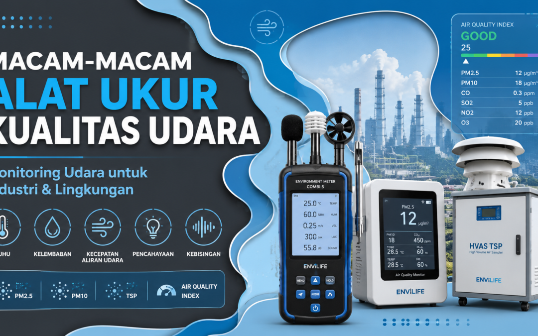 Macam-Macam Alat Ukur Kualitas Udara dan Fungsinya untuk Monitoring Lingkungan