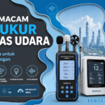 Macam-macam alat ukur kualitas udara untuk monitoring lingkungan industri dan sanitasi