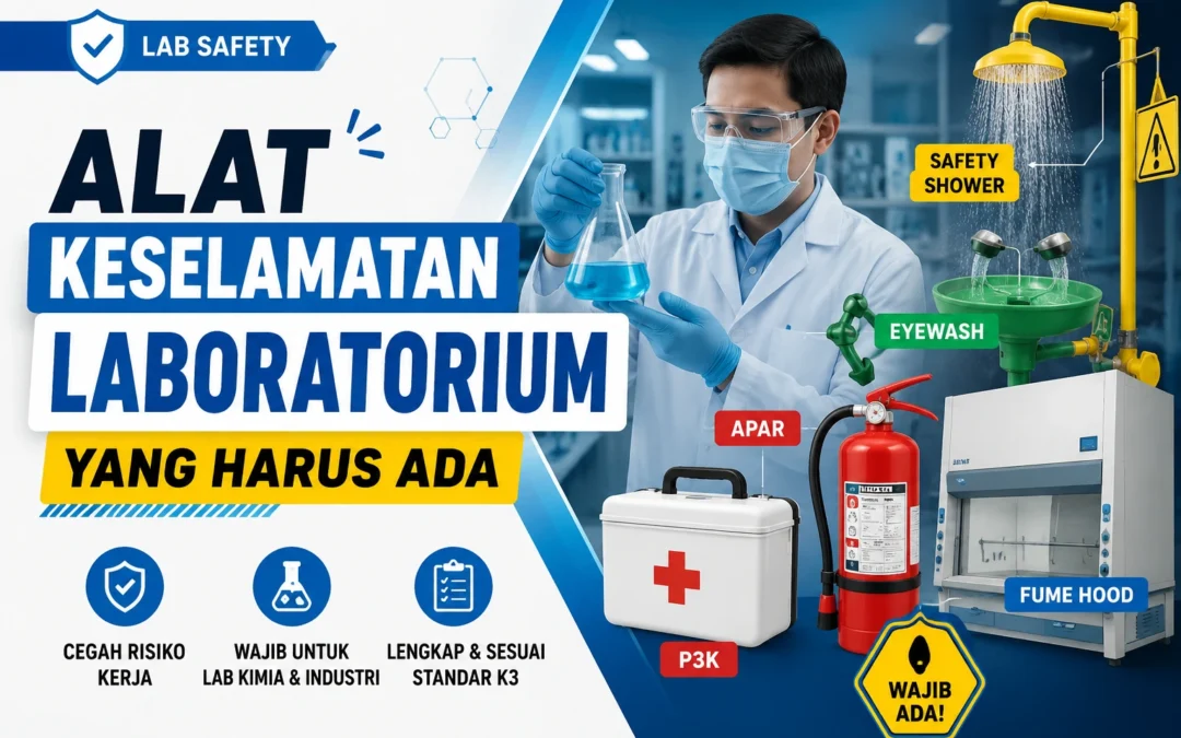 Alat K3 Wajib di Laboratorium untuk Mencegah Risiko Kerja