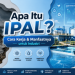 Instalasi Pengolahan Air Limbah IPAL modern untuk pengolahan limbah industri