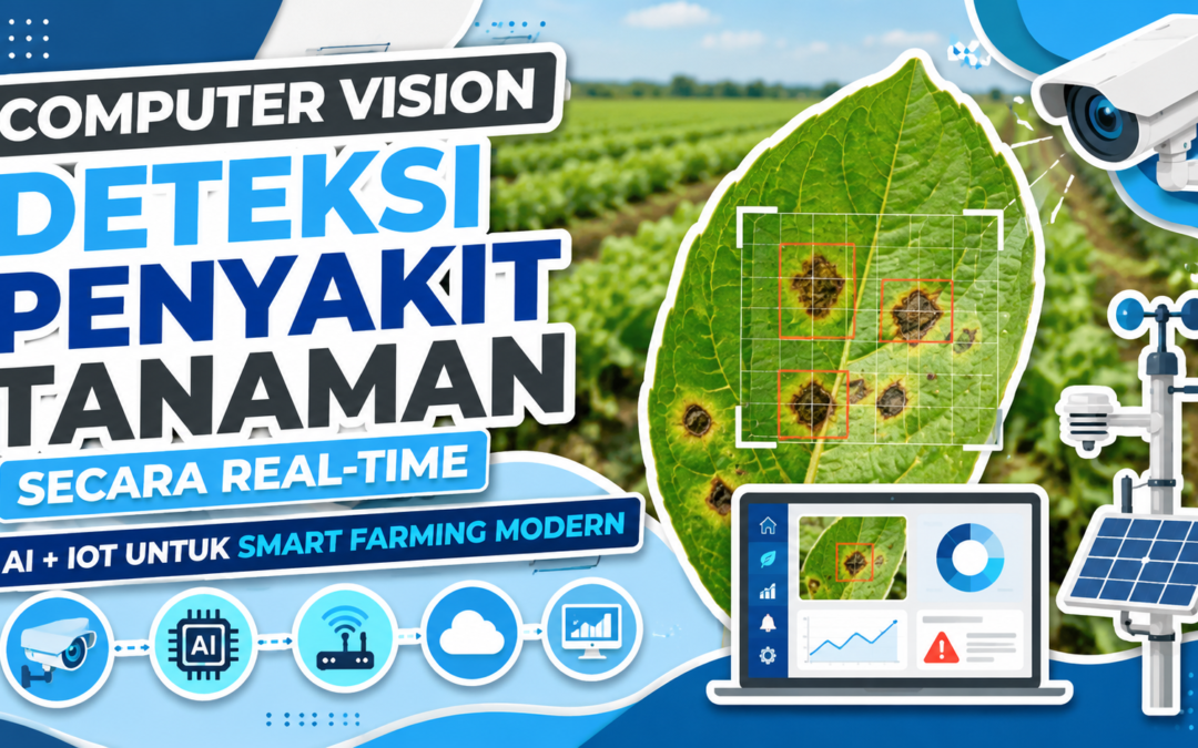Computer Vision untuk Deteksi Penyakit Tanaman Secara Real-Time: Membangun Smart Farming Berbasis AI, IoT, dan Energi Surya