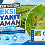 Computer vision AI detecting plant disease in smart farming system with IoT integration and real-time monitoring dashboard