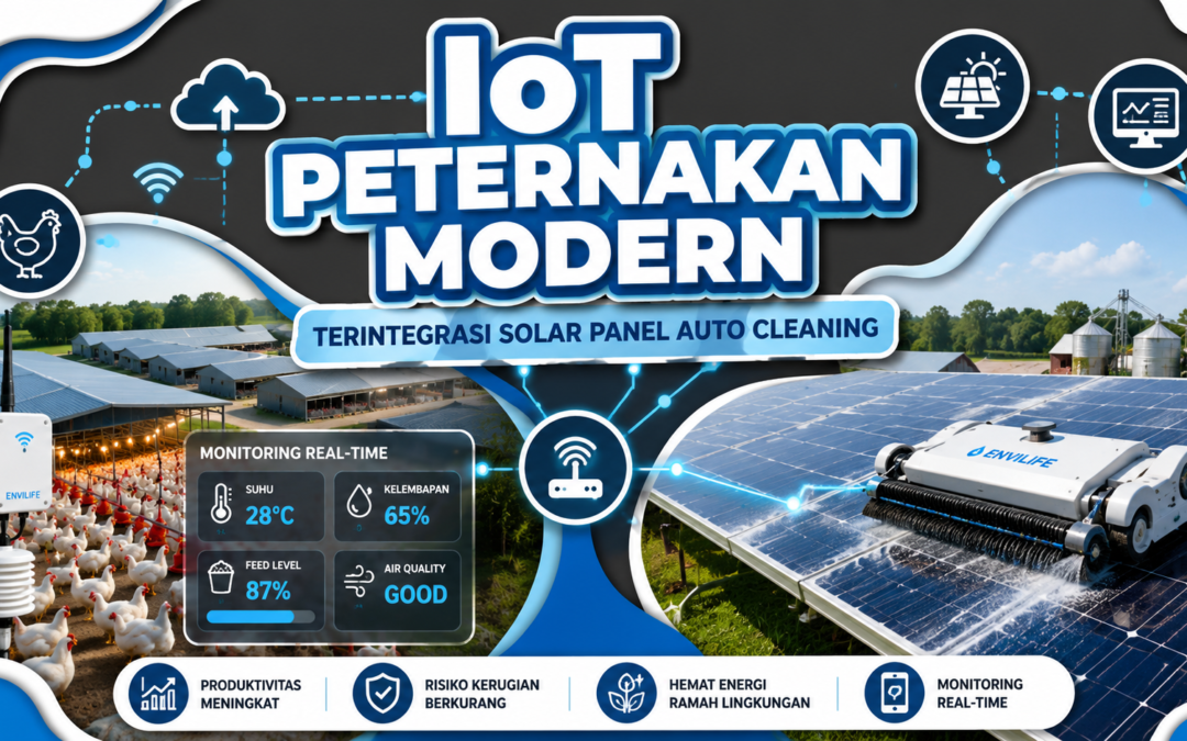 Pemanfaatan IoT dan Solar Panel Auto Cleaning pada Peternakan Modern