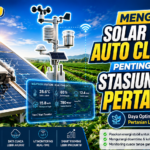 Solar panel auto cleaning pada stasiun cuaca pertanian berbasis IoT untuk mendukung smart farming dan monitoring cuaca yang akurat