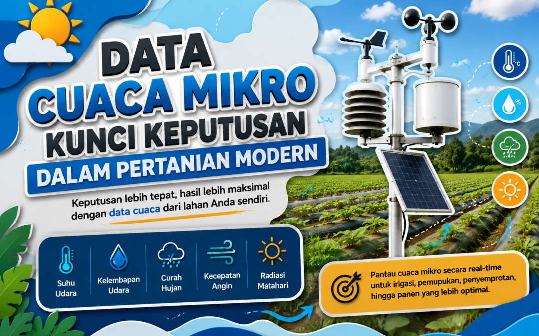 Data Cuaca Mikro: Kunci Pengambilan Keputusan dalam Pertanian Modern