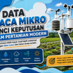 Data cuaca mikro membantu pengambilan keputusan dalam pertanian modern melalui monitoring cuaca menggunakan weather station