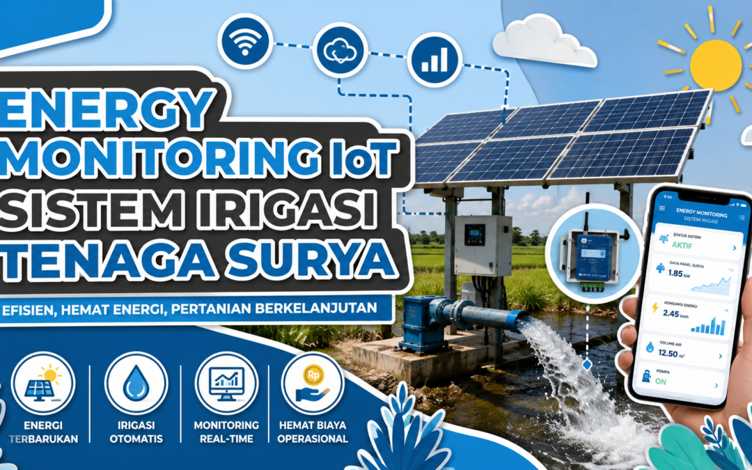 Energy Monitoring IoT pada Sistem Irigasi Tenaga Surya: Cara Meningkatkan Efisiensi Operasional Pertanian Modern