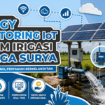 Energy Monitoring IoT untuk sistem irigasi tenaga surya dengan pemantauan konsumsi energi, pompa air, dan performa panel surya secara real-time.