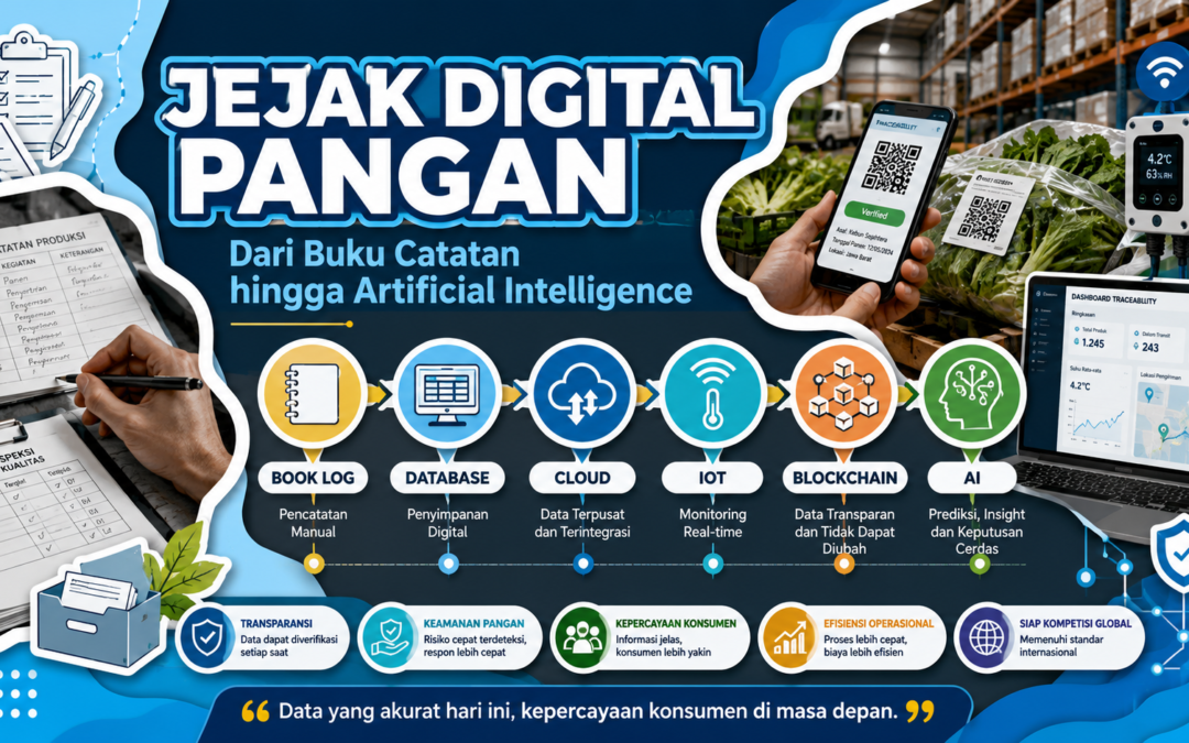 Jejak Digital Pangan: Evolusi Traceability Pangan dari Buku Catatan hingga Artificial Intelligence