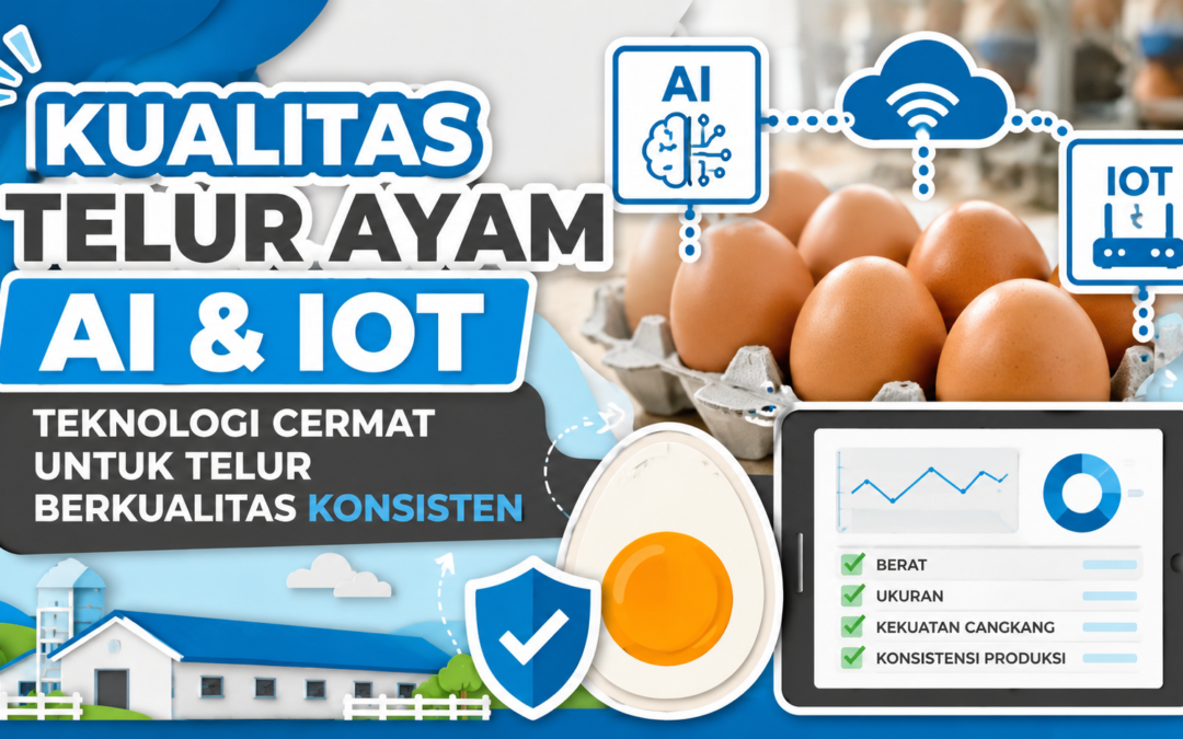 Kualitas Telur Ayam: Faktor Penentu, Standar Mutu dan Cara Menjaganya denga Teknologi IoT