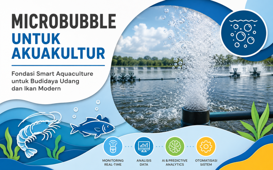 Microbubble untuk Akuakultur: Fondasi Smart Aquaculture untuk Budidaya Udang dan Ikan Modern