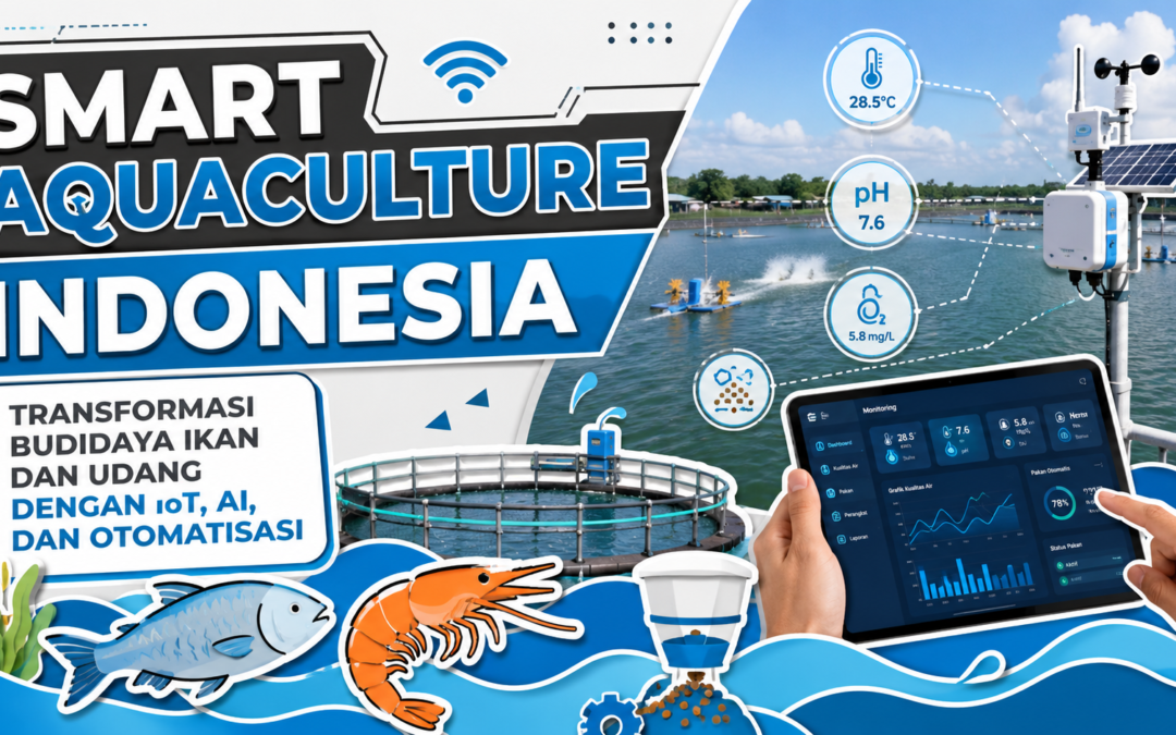 Smart Aquaculture Indonesia: Transformasi Budidaya Ikan dan Udang dengan IoT, AI, dan Otomatisasi