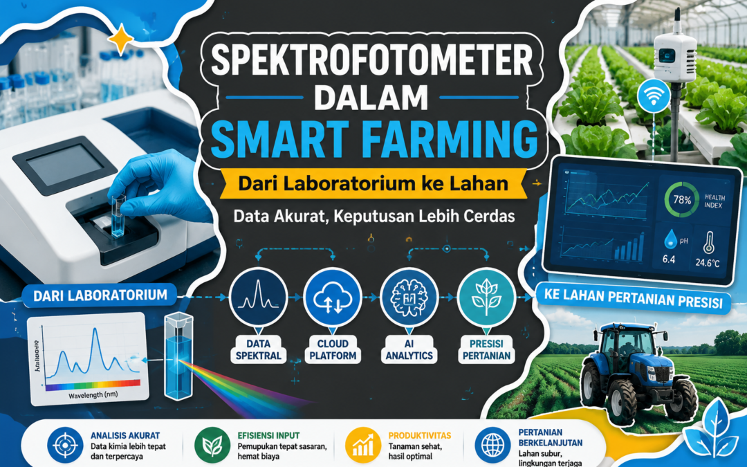 Dari Laboratorium ke Lahan: Peran Spektrofotometer dalam Era Smart Farming