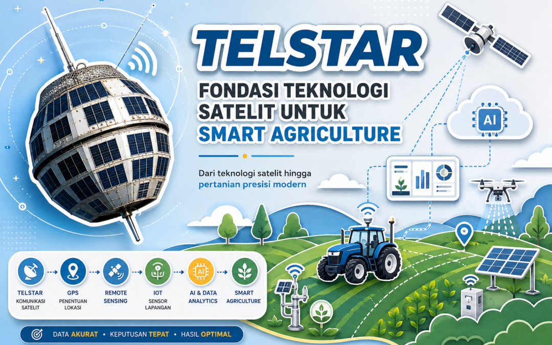 Dari Telstar ke Smart Agriculture: Evolusi Teknologi Satelit yang Mengubah Pertanian Modern