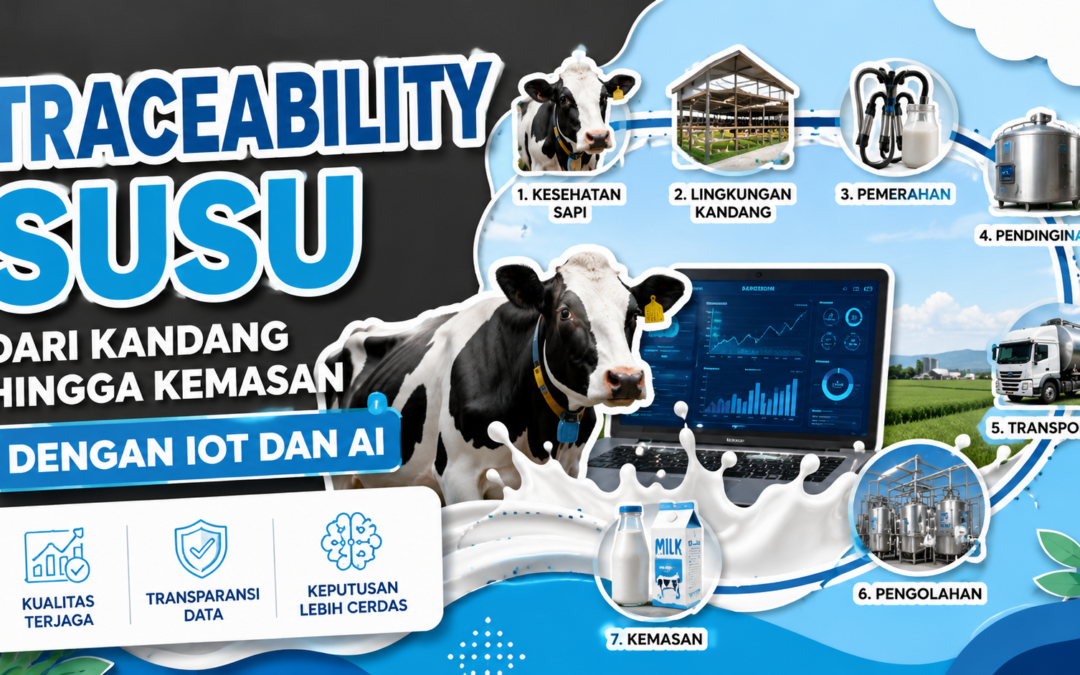 Traceability Susu: Dari Kandang hingga Kemasan dengan IoT dan AI untuk Menjaga Kualitas Produk Dairy Modern