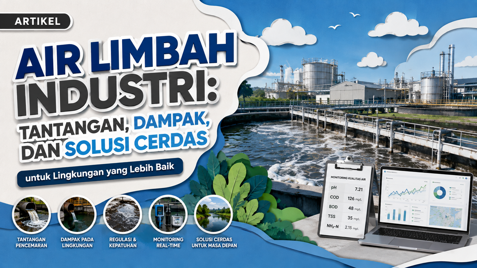 Air limbah industri dan solusi pengelolaan untuk mengurangi pencemaran lingkungan
