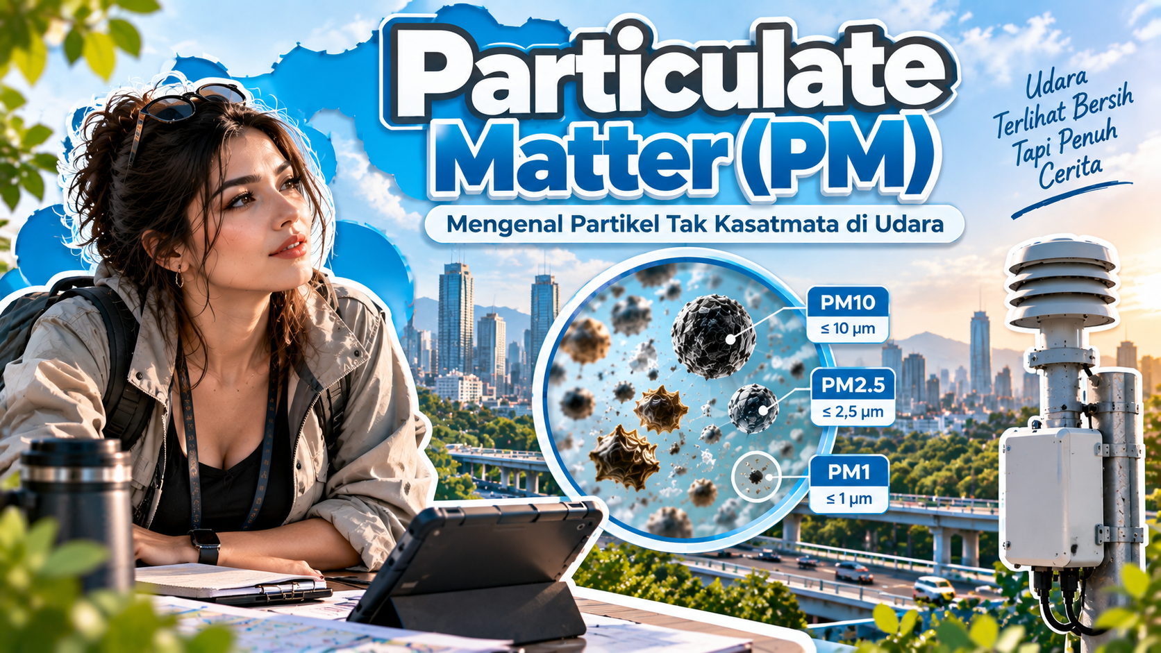Particulate Matter PM1 PM2.5 dan PM10 dalam pemantauan kualitas udara