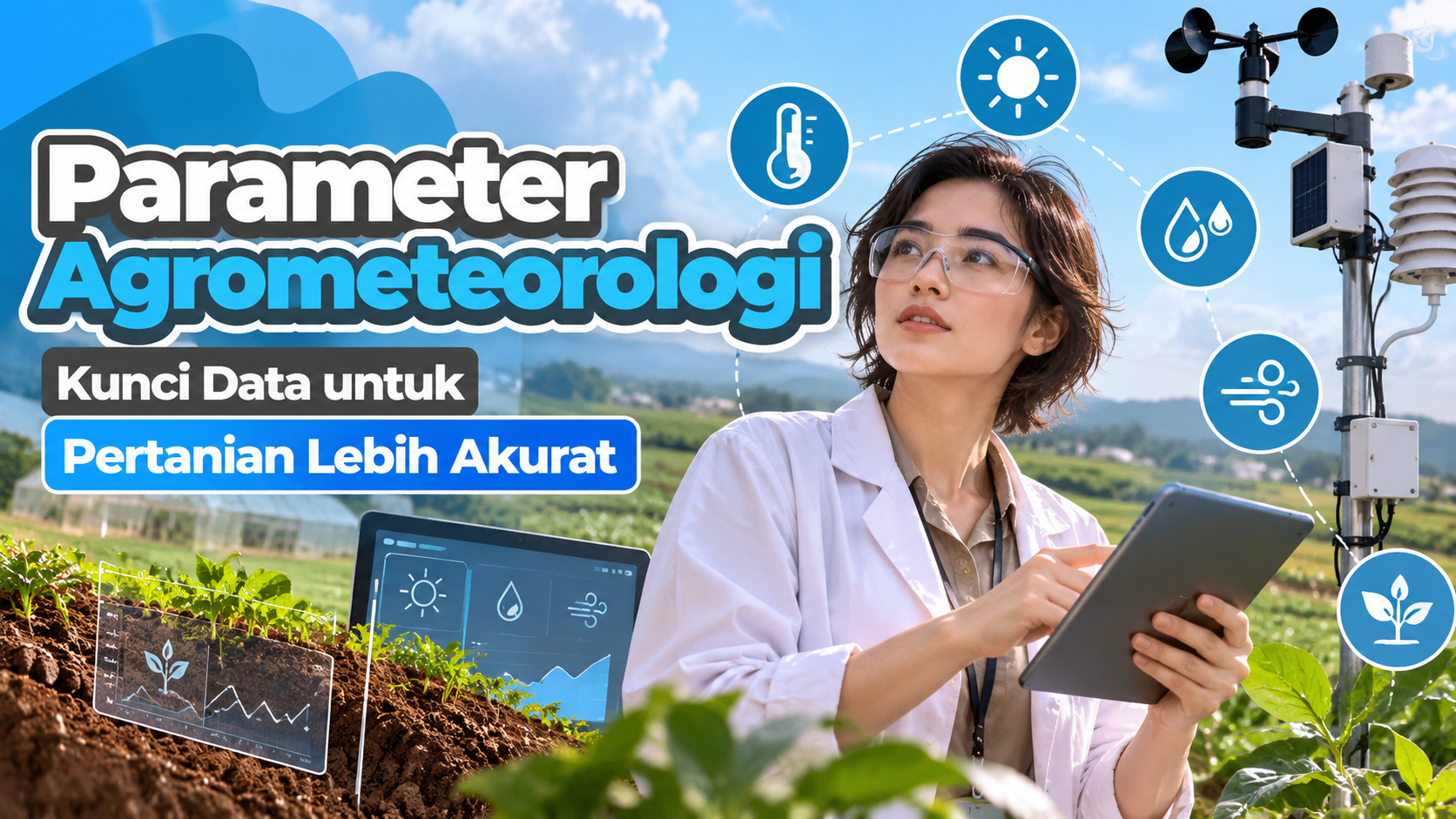Parameter agrometeorologi untuk pertanian dan monitoring cuaca